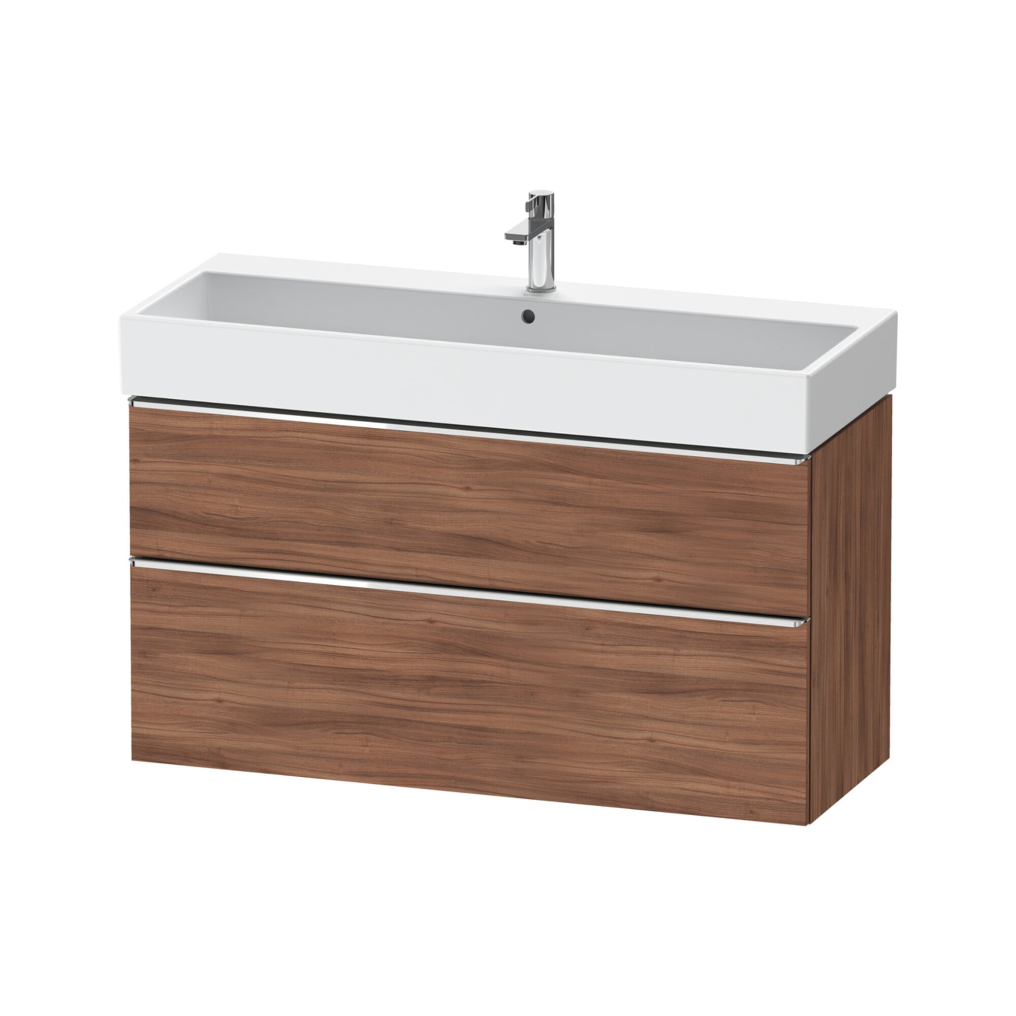 Duravit Waschtischunterschrank D-Neo 118,4x44,2cm, ch/nb N, 1 Kast, 1 Ausz.