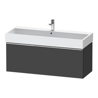 Duravit Waschtischunterschrank D-Neo 118,4x44,2cm, chr/Gra ma, 1 Ausz., wandhängend