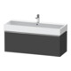 Duravit Waschtischunterschrank D-Neo 118,4x44,2cm, chr/Gra ma, 1 Ausz., wandhängend-1