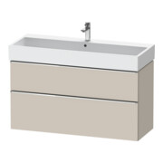 Duravit Waschtischunterschrank D-Neo 118,4x44,2cm, chr/Taup m, 1 Kast, 1 A