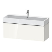Duravit Waschtischunterschrank D-Neo 118,4x44,2cm, chr/we hgl, 1 Ausz., wandhängend