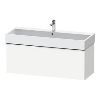 Duravit Waschtischunterschrank D-Neo 118,4x44,2cm, chr/we ma, 1 Ausz., wandhängend
