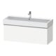 Duravit Waschtischunterschrank D-Neo 118,4x44,2cm, chr/we ma, 1 Ausz., wandhängend-1