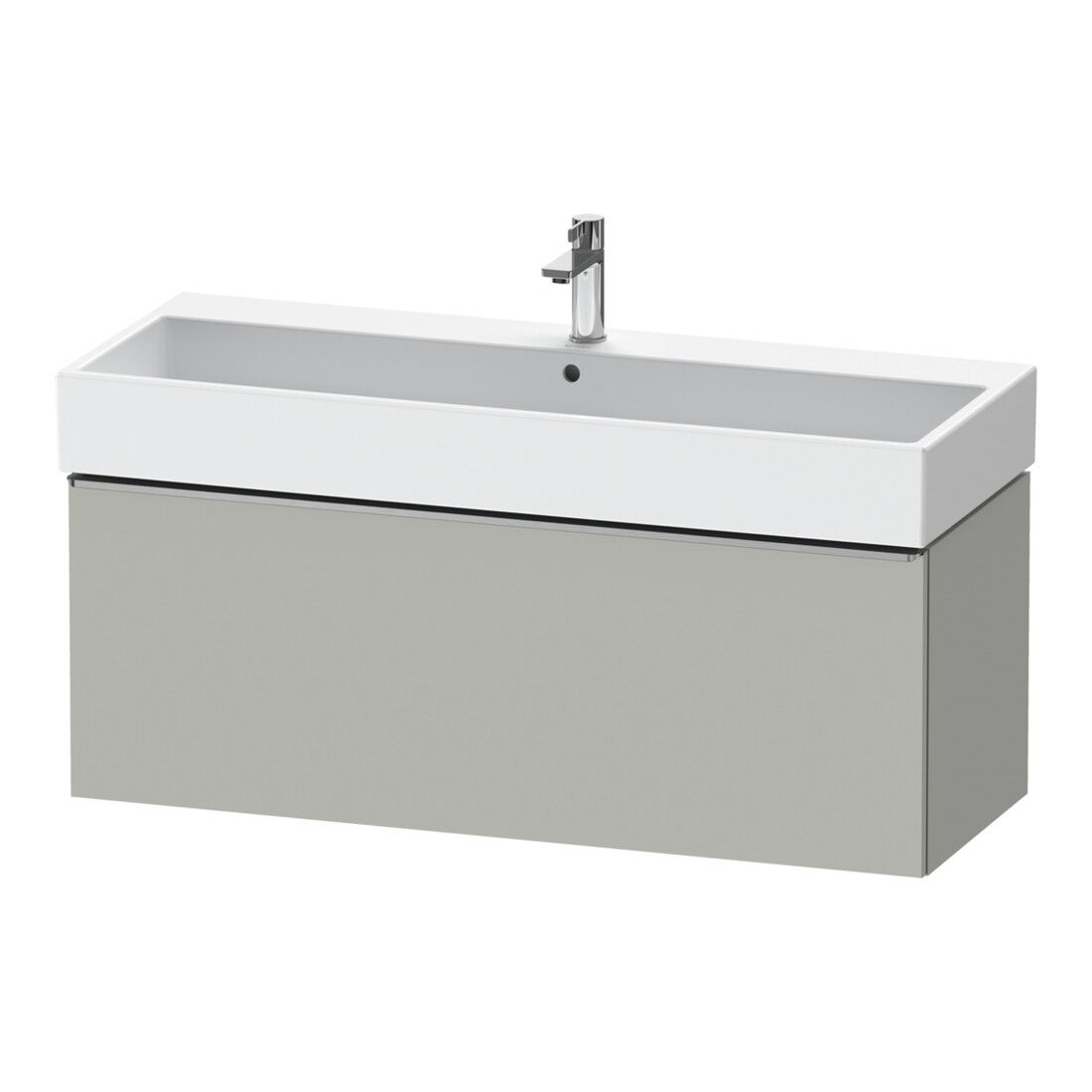 Duravit Waschtischunterschrank D-Neo 118,4x44,2cm, ES geb/gr m, 1 A, wandhängend