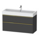Duravit Waschtischunterschrank D-Neo 118,4x44,2cm, g pol/gra m, 1 Kast, 1 A-1