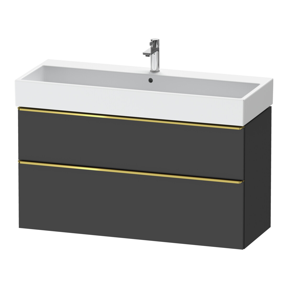 Duravit Waschtischunterschrank D-Neo 118,4x44,2cm, g pol/gra m, 1 Kast, 1 A