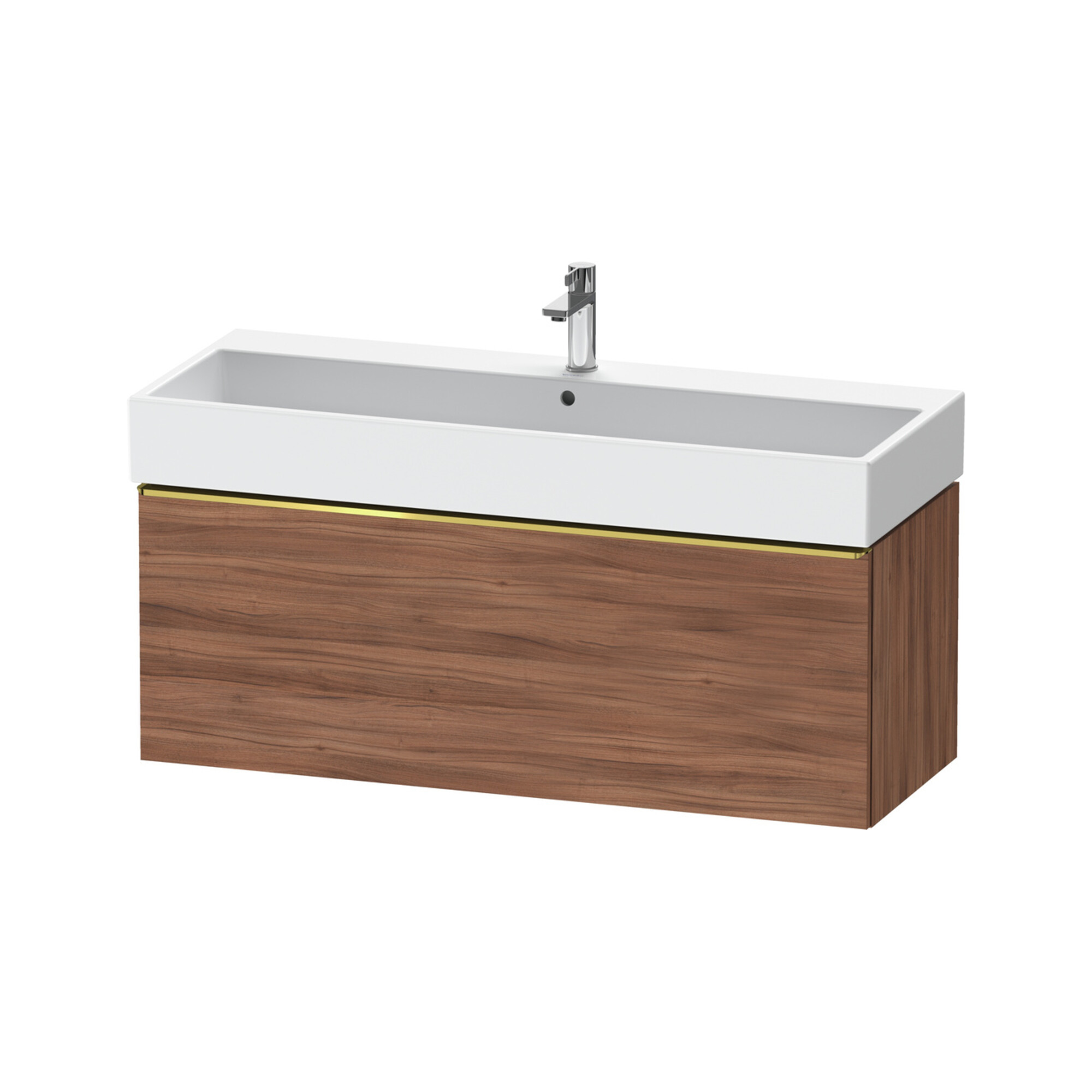 Duravit Waschtischunterschrank D-Neo 118,4x44,2cm, g pol/Nu N, 1 Ausz., wandhängend