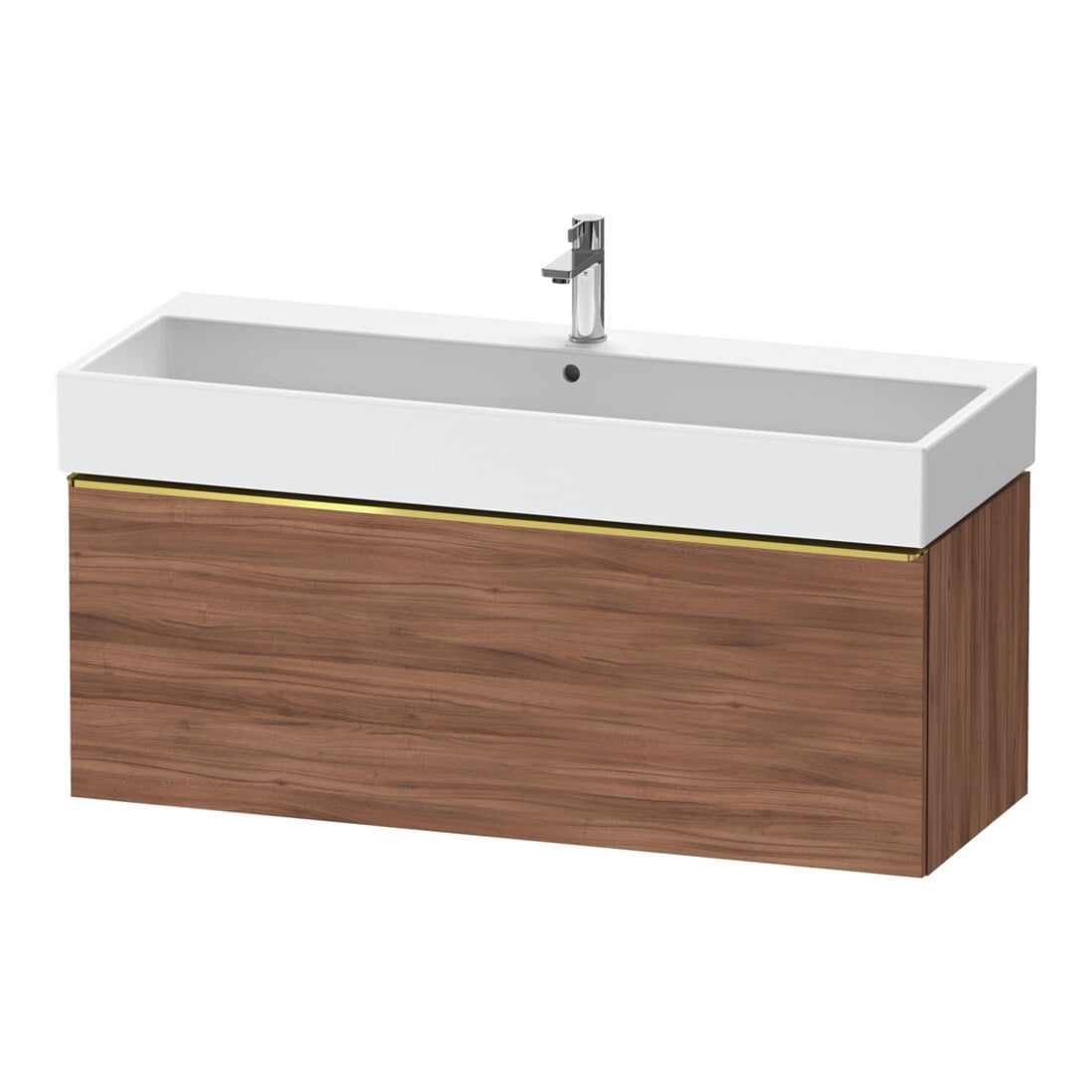 Duravit Waschtischunterschrank D-Neo 118,4x44,2cm, g pol/Nu N, 1 Ausz., wandhängend