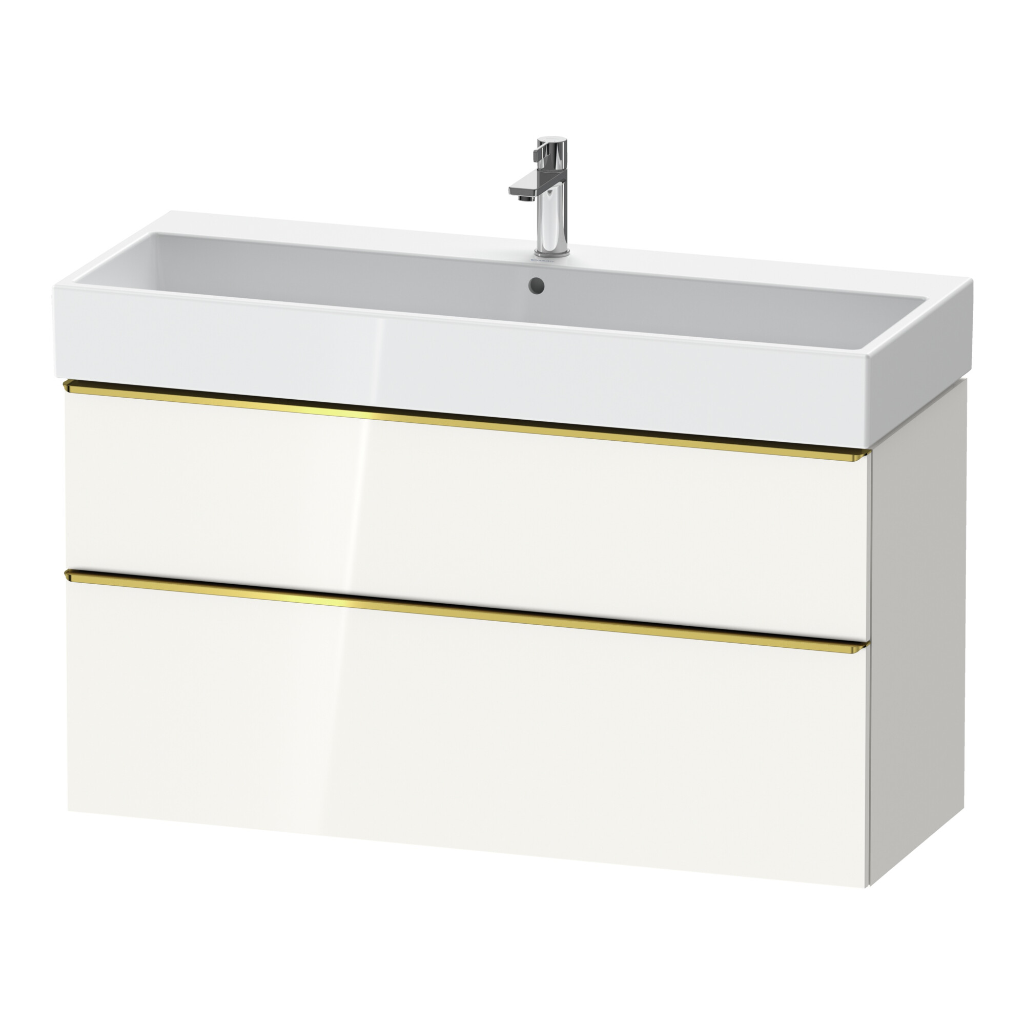 Duravit Waschtischunterschrank D-Neo 118,4x44,2cm, g pol/w g, 1 Kast, 1 Ausz.