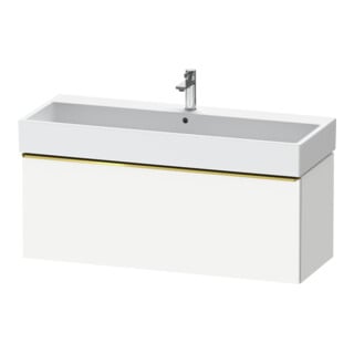Duravit Waschtischunterschrank D-Neo 118,4x44,2cm, g pol/w ma, 1 Ausz., wandhängend