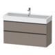 Duravit Waschtischunterschrank D-Neo 118,4x44,2cm, sw/Bas m, 1 Kast, 1 Ausz.-1
