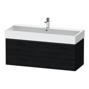 Duravit Waschtischunterschrank D-Neo 118,4x44,2cm, sw/Ei sw, 1 Ausz., wandhängend-1