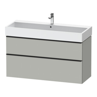Duravit Waschtischunterschrank D-Neo 118,4x44,2cm, sw/gr m, 1 Kast, 1 Ausz.
