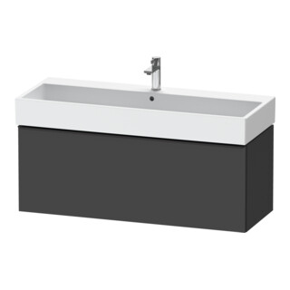 Duravit Waschtischunterschrank D-Neo 118,4x44,2cm, sw/Grap ma, 1 Ausz., wandhängend