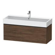 Duravit Waschtischunterschrank D-Neo 118,4x44,2cm, sw/Nuss d, 1 Ausz., wandhängend-1
