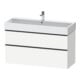 Duravit Waschtischunterschrank D-Neo 118,4x44,2cm, sw/w m, 1 Schubk., 1 Ausz.-1