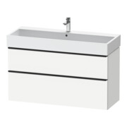 Duravit Waschtischunterschrank D-Neo 118,4x44,2cm, sw/w m, 1 Schubk., 1 Ausz.
