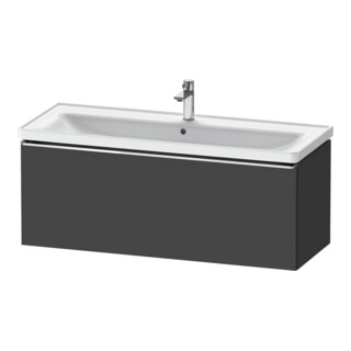 Duravit Waschtischunterschrank D-Neo 118,4x45,2x44cm, 1 A, wandhängend, chr/Grap ma