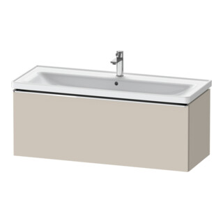 Duravit Waschtischunterschrank D-Neo 118,4x45,2x44cm, 1 A, wandhängend, chr/Taup ma