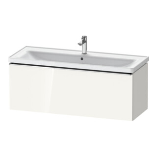 Duravit Waschtischunterschrank D-Neo 118,4x45,2x44cm, 1 A, wandhängend, chr/we hgl