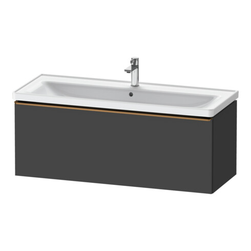 Duravit Waschtischunterschrank D-Neo 118,4x45,2x44cm, 1 A, wd, b geb/Gra ma