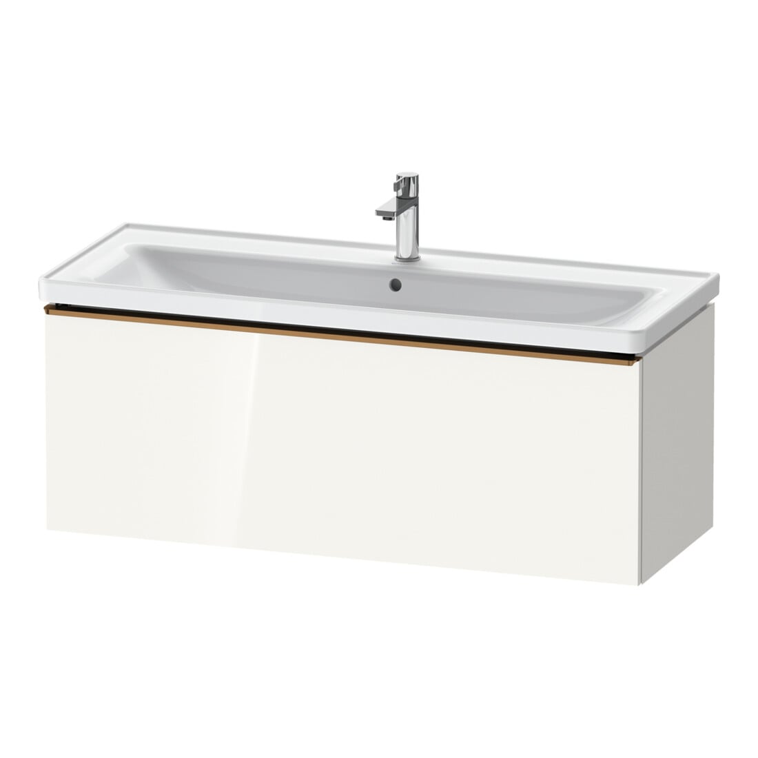 Duravit Waschtischunterschrank D-Neo 118,4x45,2x44cm, 1 A, wd, b geb/we hgl