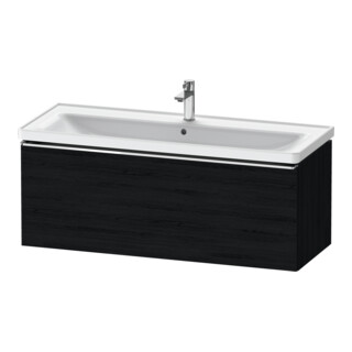 Duravit Waschtischunterschrank D-Neo 118,4x45,2x44cm, 1 A, wd, chr/Eiche sw