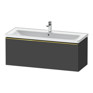 Duravit Waschtischunterschrank D-Neo 118,4x45,2x44cm, 1 A, wd, g pol/gra ma