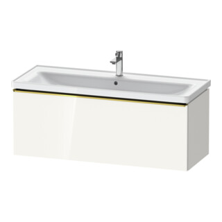 Duravit Waschtischunterschrank D-Neo 118,4x45,2x44cm, 1 A, wd, g pol/weiß hgl