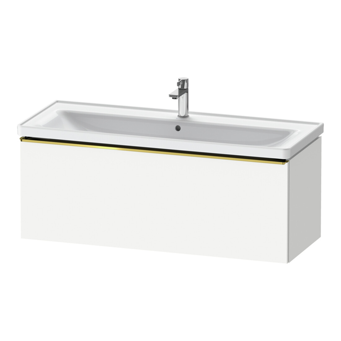 Duravit Waschtischunterschrank D-Neo 118,4x45,2x44cm, 1 A, wd, g pol/weiß ma
