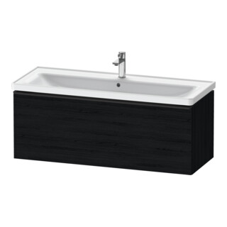 Duravit Waschtischunterschrank D-Neo 118,4x45,2x44cm, 1 A, wd, sw/Ei sw