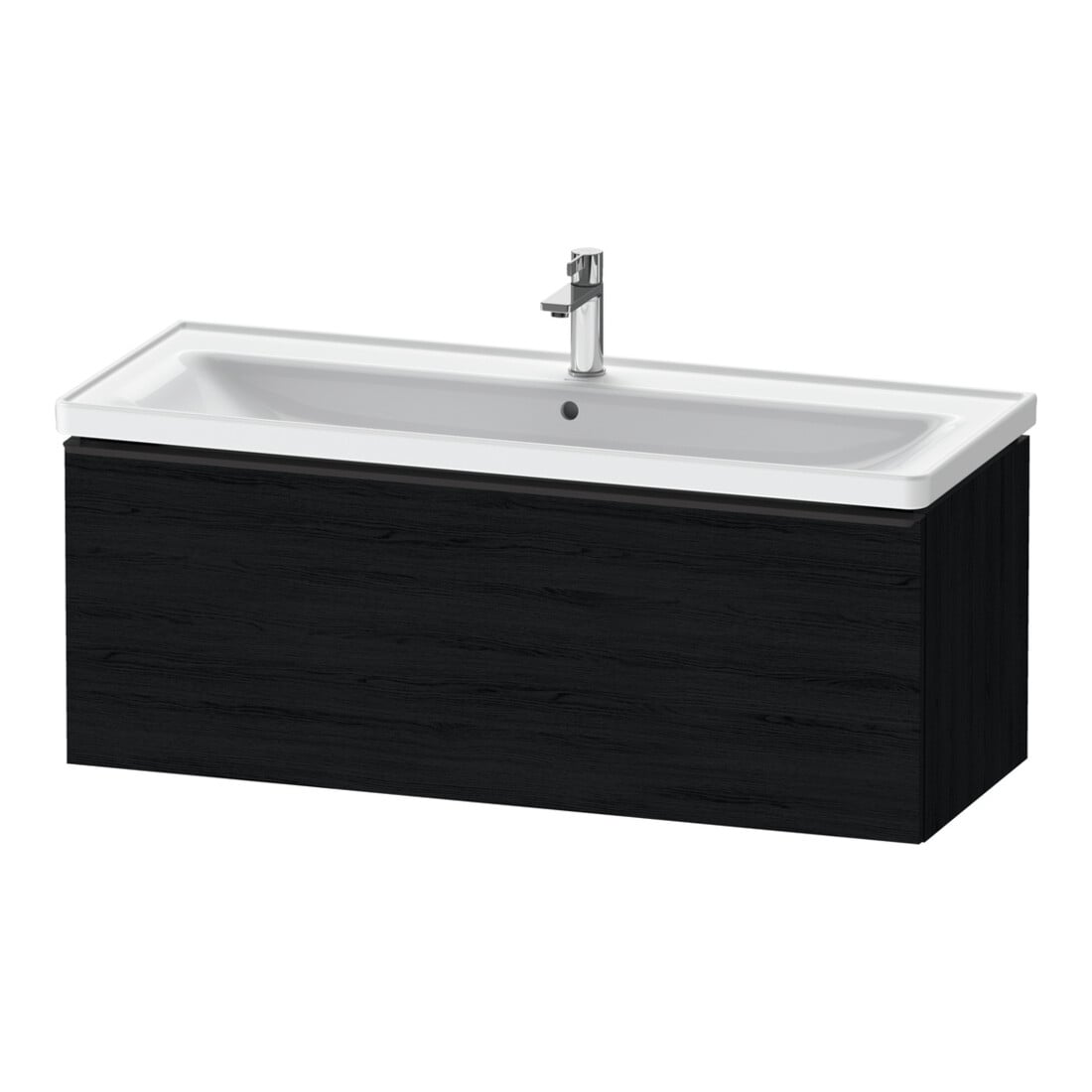 Duravit Waschtischunterschrank D-Neo 118,4x45,2x44cm, 1 A, wd, sw/Ei sw