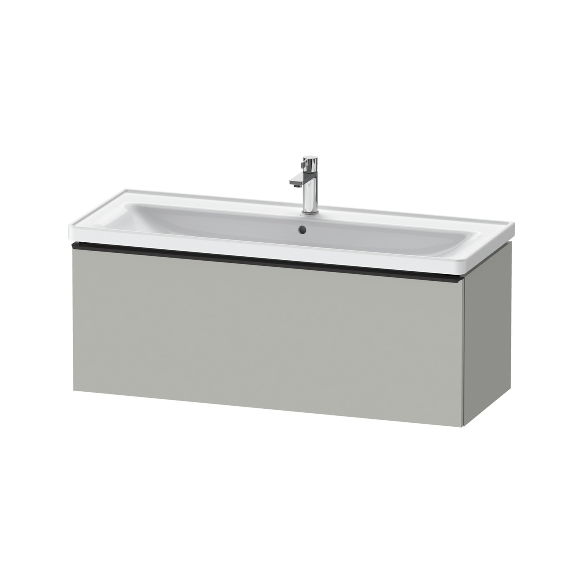 Duravit Waschtischunterschrank D-Neo 118,4x45,2x44cm, 1 A, wd, sw/gr ma