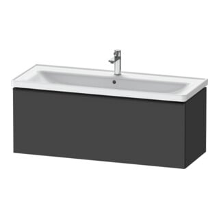 Duravit Waschtischunterschrank D-Neo 118,4x45,2x44cm, 1 A, wd, sw/Grap ma