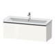 Duravit Waschtischunterschrank D-Neo 118,4x45,2x44cm, 1 A, wd, sw/w hgl-1