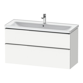 Duravit Waschtischunterschrank D-Neo 118,4x45,2x62,5cm, 2 A, wandhängend, chr/we ma