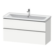 Duravit Waschtischunterschrank D-Neo 118,4x45,2x62,5cm, 2 A, wandhängend, chr/we ma