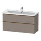 Duravit Waschtischunterschrank D-Neo 118,4x45,2x62,5cm, 2 A, wd, b geb/Bas ma-1