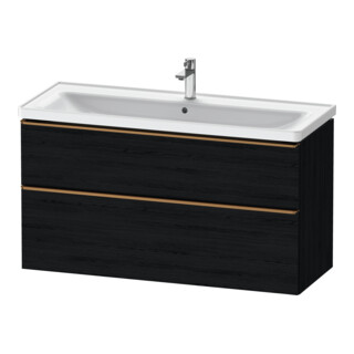 Duravit Waschtischunterschrank D-Neo 118,4x45,2x62,5cm, 2 A, wd, b geb/Ei sw