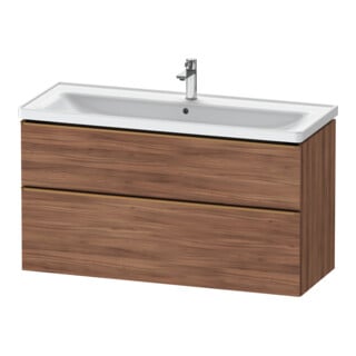 Duravit Waschtischunterschrank D-Neo 118,4x45,2x62,5cm, 2 A, wd, b geb/Nu Nat