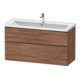 Duravit Waschtischunterschrank D-Neo 118,4x45,2x62,5cm, 2 A, wd, b geb/Nu Nat-1