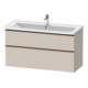 Duravit Waschtischunterschrank D-Neo 118,4x45,2x62,5cm, 2 A, wd, b geb/Ta ma-1