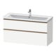 Duravit Waschtischunterschrank D-Neo 118,4x45,2x62,5cm, 2 A, wd, b geb/we ma-1