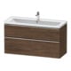 Duravit Waschtischunterschrank D-Neo 118,4x45,2x62,5cm, 2 A, wd, ch/nb dkl.-1