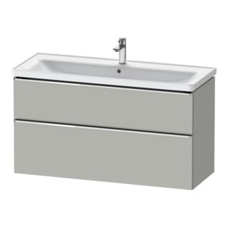 Duravit Waschtischunterschrank D-Neo 118,4x45,2x62,5cm, 2 A, wd, chr/Beton ma