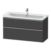 Duravit Waschtischunterschrank D-Neo 118,4x45,2x62,5cm, 2 A, wd, chr/Grap ma