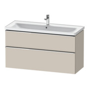 Duravit Waschtischunterschrank D-Neo 118,4x45,2x62,5cm, 2 A, wd, chr/Taup ma