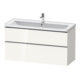 Duravit Waschtischunterschrank D-Neo 118,4x45,2x62,5cm, 2 A, wd, chr/we hgl-1