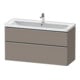 Duravit Waschtischunterschrank D-Neo 118,4x45,2x62,5cm, 2 A, wd, ES geb/Bas m-1