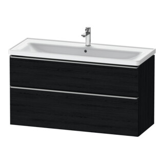 Duravit Waschtischunterschrank D-Neo 118,4x45,2x62,5cm, 2 A, wd, ES geb/Ei sw